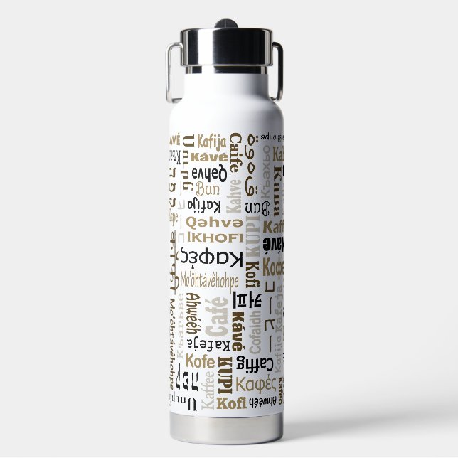 Kaffee Trinkflasche (Vorderseite)