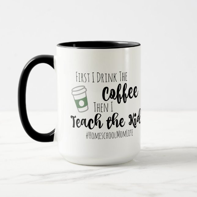 Kaffee u. Homeschooling Tasse (Links)