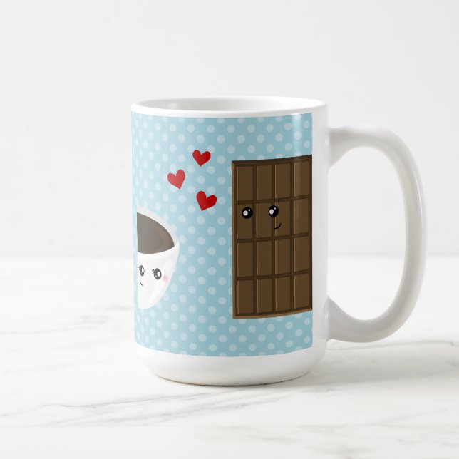Kaffee-u. Schokoladen-Liebe Kaffeetasse (Rechts)