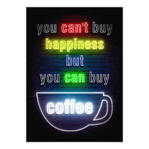 Kaffee überall kann man Kaffee kaufen Fotodruck