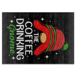 Kaffee übers Kaffeetrinken Schneidebrett