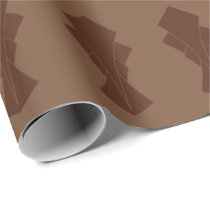 Kaffee und Brown Fantail Geschenkpapier