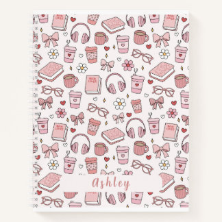 Kaffee und Buch Lover Spirituosen Notebook