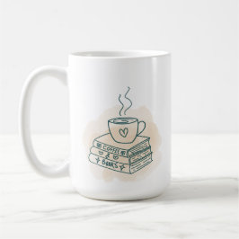Kaffee und Bücher Kaffeetasse