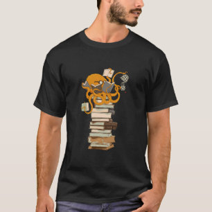 Kaffee und Bücher lesen T-Shirt