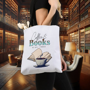 Kaffee und Bücher sind alles, was ich brauche