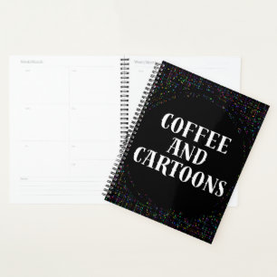 Kaffee und Cartoons Planer