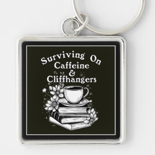 Kaffee und Cliffhanger Schlüsselanhänger