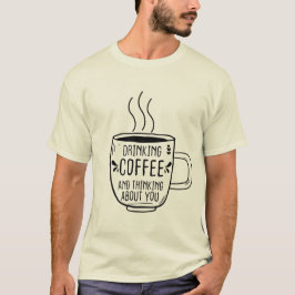 Kaffee und Coffein trinken Liebhaber des Sonnenunt T-Shirt