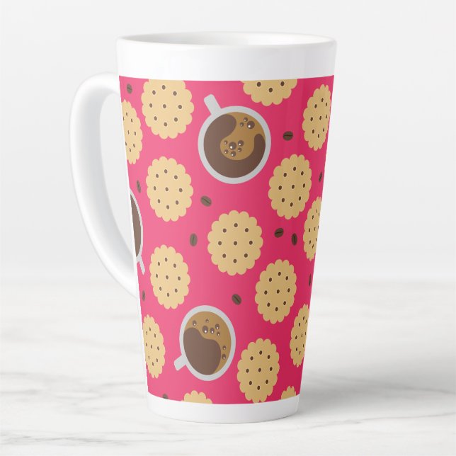 Kaffee und Cookies Milchtasse (Linke Ecke)