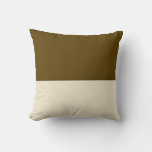 Kaffee- und Cremblock-Kunstkissen Kissen