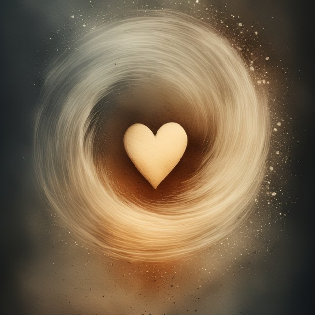 Kaffee- und Creme-Liebhaber Herzdesign Dankeskarte (Coffee and cream lovers heart design gratitude card)