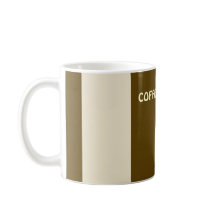 Kaffee- und Cremeblock-Kunst