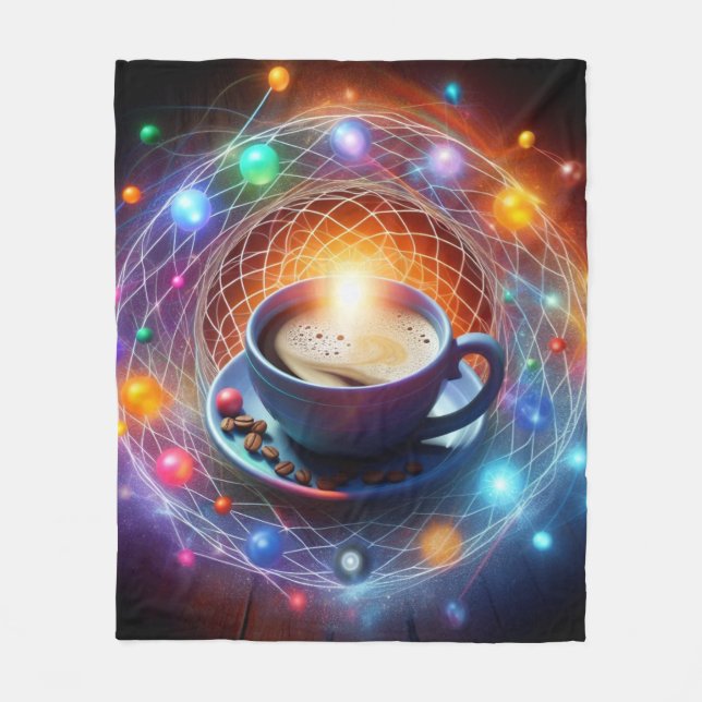 Kaffee und der Kosmos: Eine Syzygie der Energie Fleecedecke (Vorderseite)