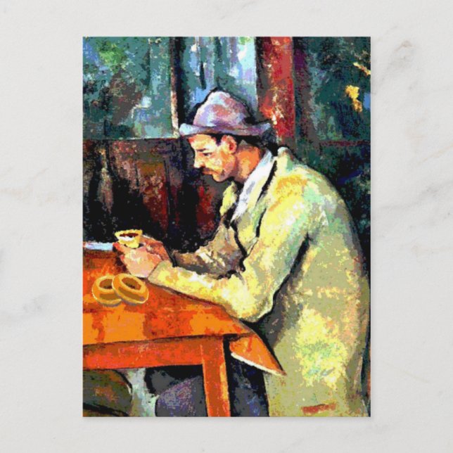 Kaffee und Donuts Postkarte (Vorderseite)