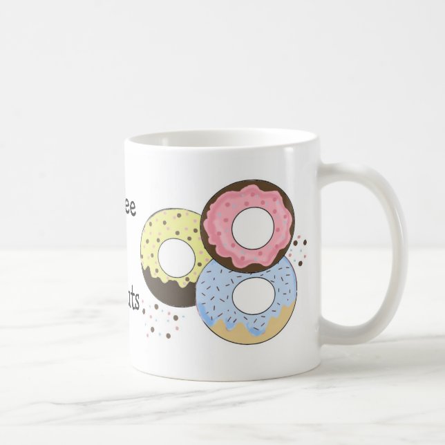 Kaffee und Donuts Tasse (Rechts)