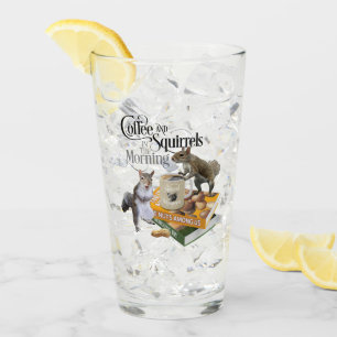 Kaffee und Eichhörnchen - Funny Squirrel Lover Glas