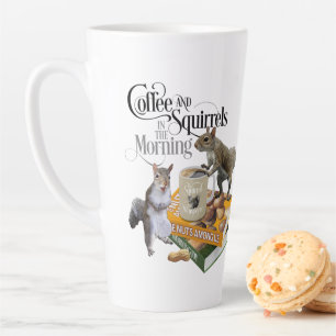 Kaffee und Eichhörnchen - Funny Squirrel Lover Milchtasse