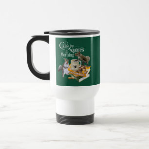 Kaffee und Eichhörnchen - Funny Squirrel Lover Tra Reisebecher