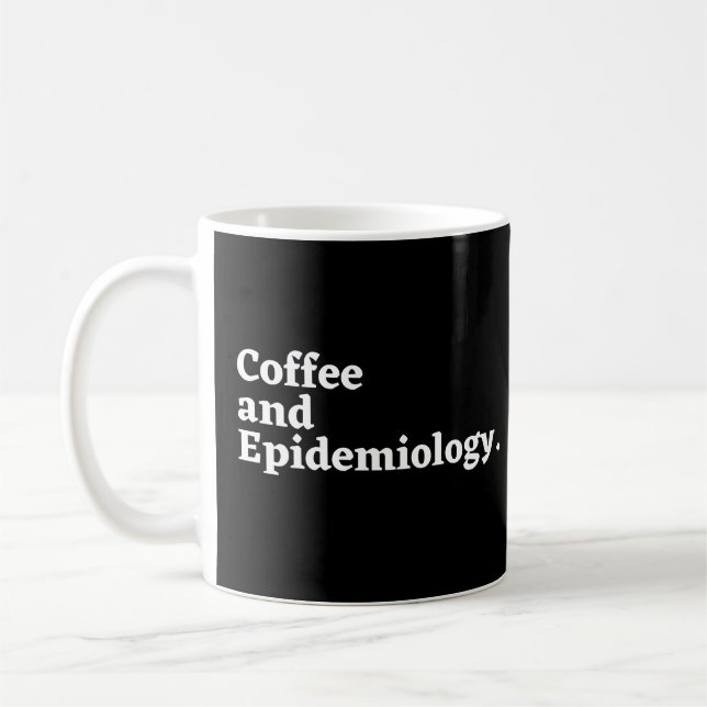 Kaffee und Epidemiologie Kaffeetasse (Links)