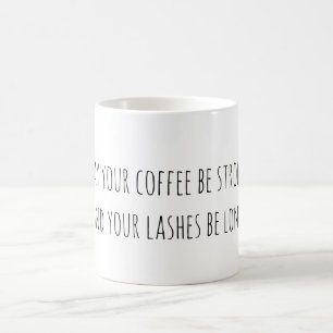 Kaffee-und Eyelash-Kaffee-Tasse Kaffeetasse