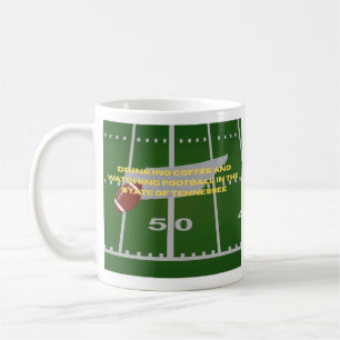 Kaffee und Football im Bundesstaat Tennessee Kaffeetasse