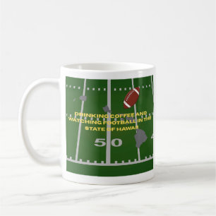 Kaffee und Football in Hawaii  Kaffeetasse