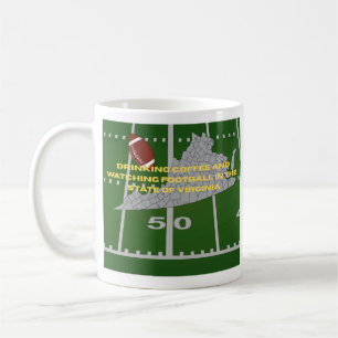 Kaffee und Football in Virginia  Kaffeetasse