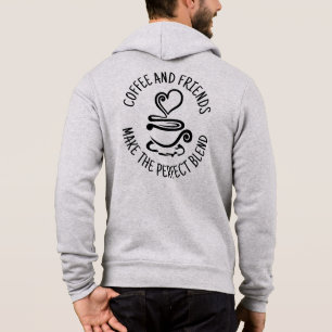 Kaffee und Freunde, machen Sie den perfekten Mix Hoodie