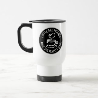 Kaffee und Freunde, machen Sie den perfekten Mix Reisebecher