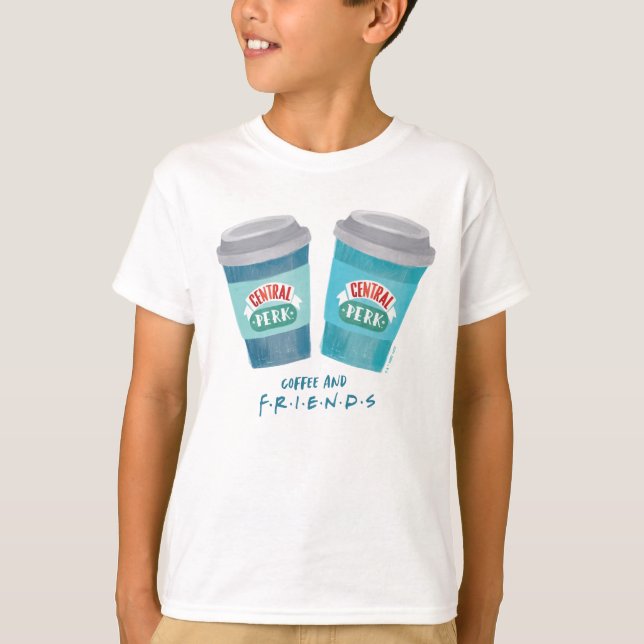 Kaffee und FRIENDS™ T-Shirt (Vorderseite)