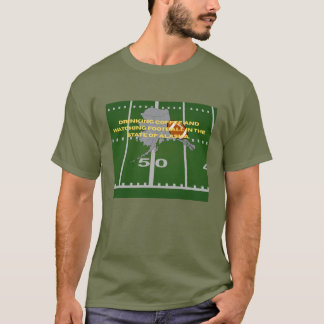 Kaffee und Fußball in Alaska T-Shirt