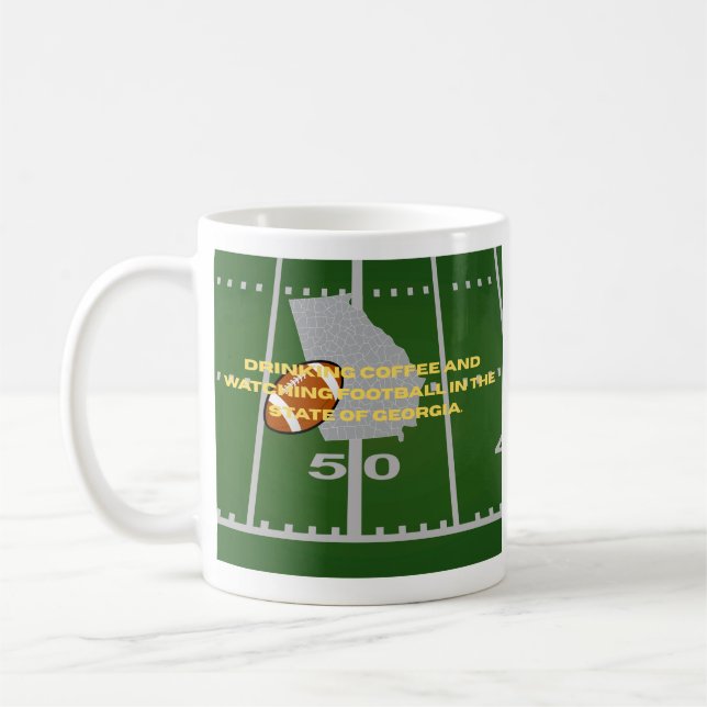 Kaffee und Fußball in Georgia  Kaffeetasse (Links)