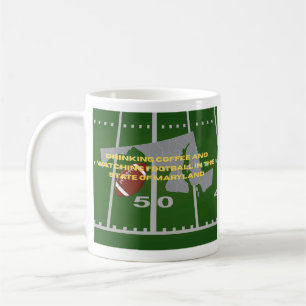 Kaffee und Fußball in Maryland Kaffeetasse