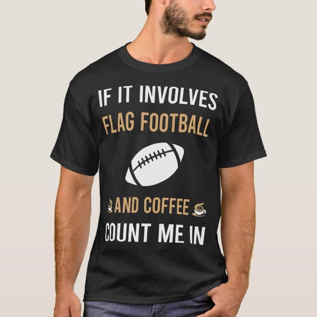 Kaffee und Fußball T-Shirt (Vorderseite)