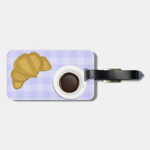 Kaffee und Gebäck Gepäckanhänger