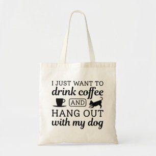 Kaffee und Hund Tragetasche