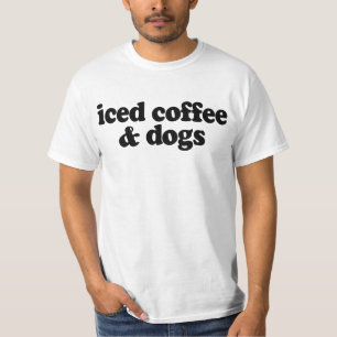 Kaffee und Hunde T-Shirt
