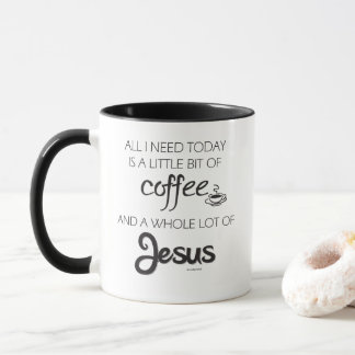 Kaffee und Jesus-Tasse Tasse