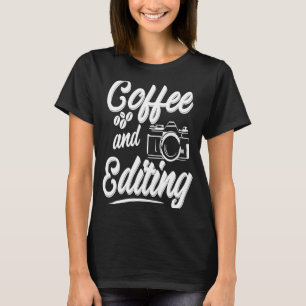Kaffee und Kaffeebearbeitung Barista Espress T-Shirt