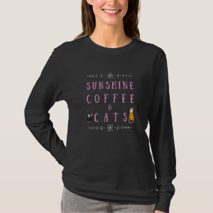 Kaffee- und Kaffeekatzen für den Sonnenschein T-Shirt