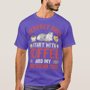 Kaffee und Katzen 6 T-Shirt