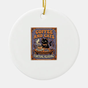 Kaffee Und Katzen Katze Teeblätter Kaffee Schicksa Keramik Ornament