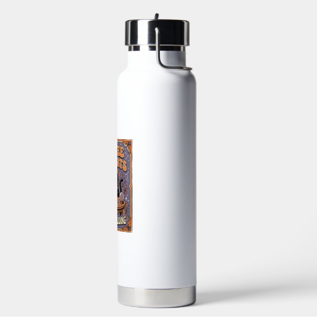 Kaffee Und Katzen Katze Teeblätter Kaffee Schicksa Trinkflasche (Links)