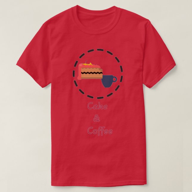 Kaffee und Kuchen 1 T-Shirt (Design vorne)