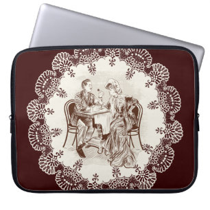 Kaffee und Liebe Laptopschutzhülle