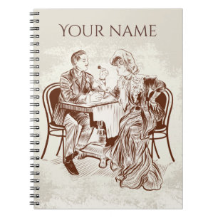 Kaffee und Liebe Notizblock