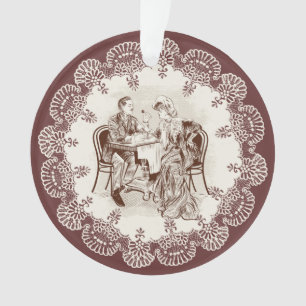 Kaffee und Liebe Ornament