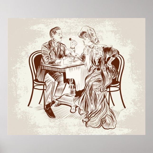 Kaffee und Liebe Poster (Vorne)