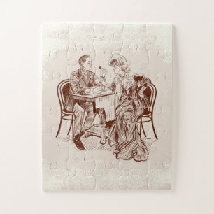 Kaffee und Liebe Puzzle